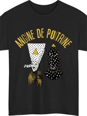 Angine de Poitrine Hot New Band 2 Masked Rock Cult Music Concert T Shirt HOT HOT